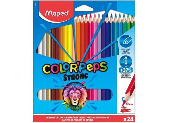 Maped Jumbo Strong Color'Peps Colouring Pencils - 24 